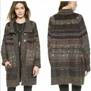 Free People Starlight Shadow sweater coat Size M